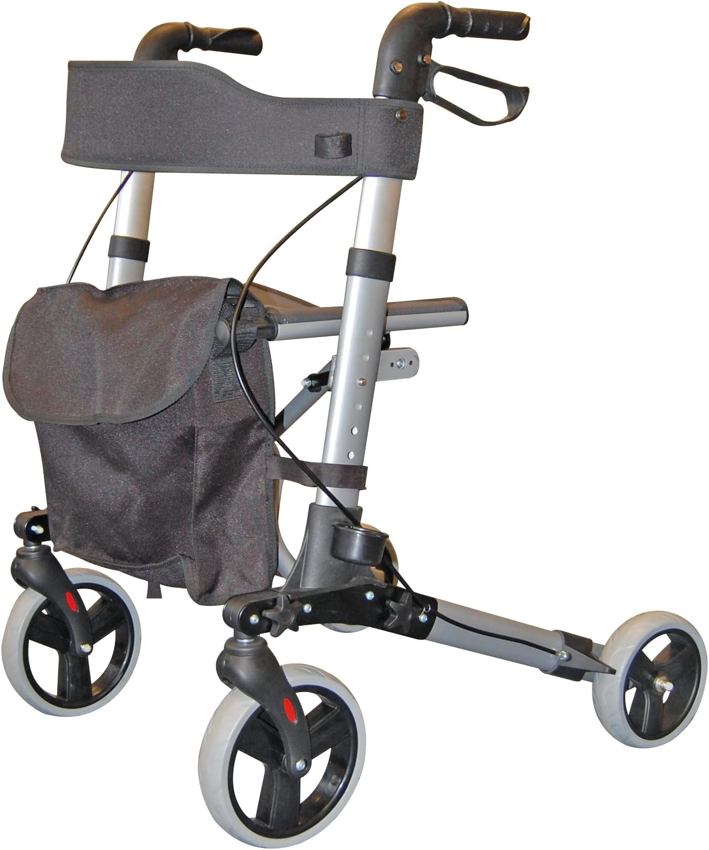 City Walker Roma Lightweight Folding Rollator 4 Wheel Walking Aid Zimmer Frame