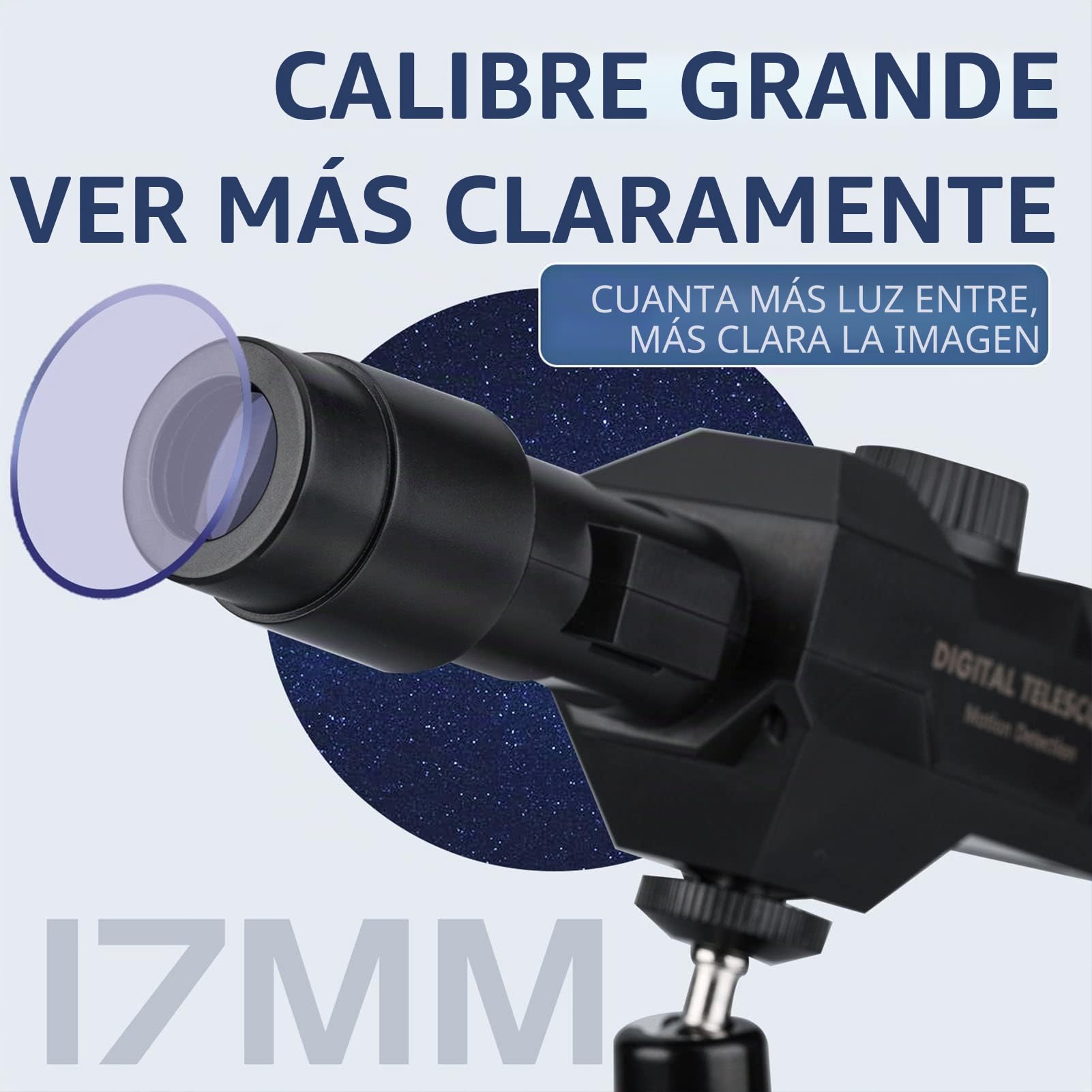 Telescopio Digital, 1920x1080 70X Zoom Detección de Movimiento HD Telescopio Monocular con Trípode, WiFi Telescopio Monocular Cámara de Apoyo App Control, para observación de Aves