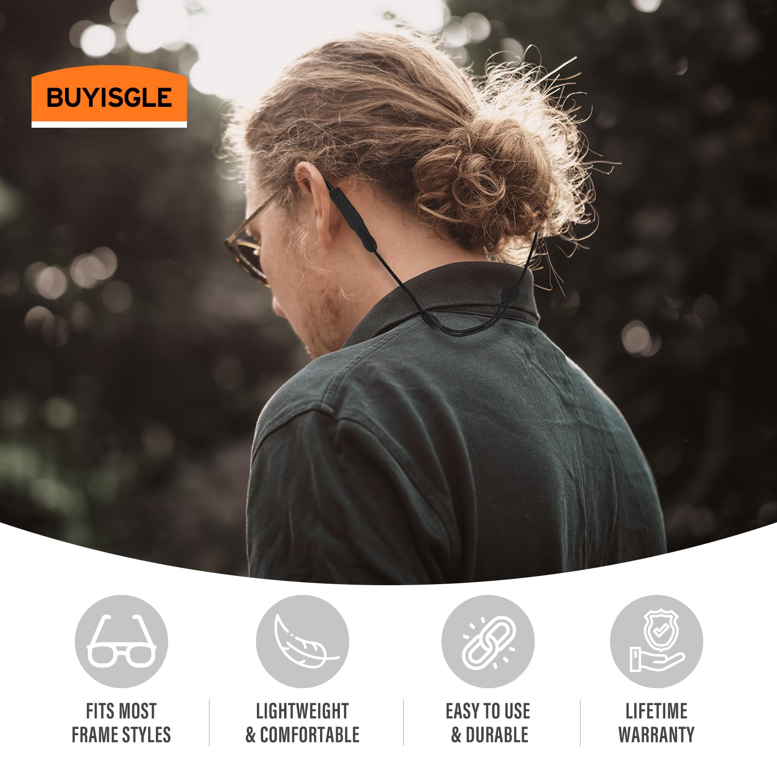 Nylon Rope Sunglasses Straps - Keep Glasses Secure -4