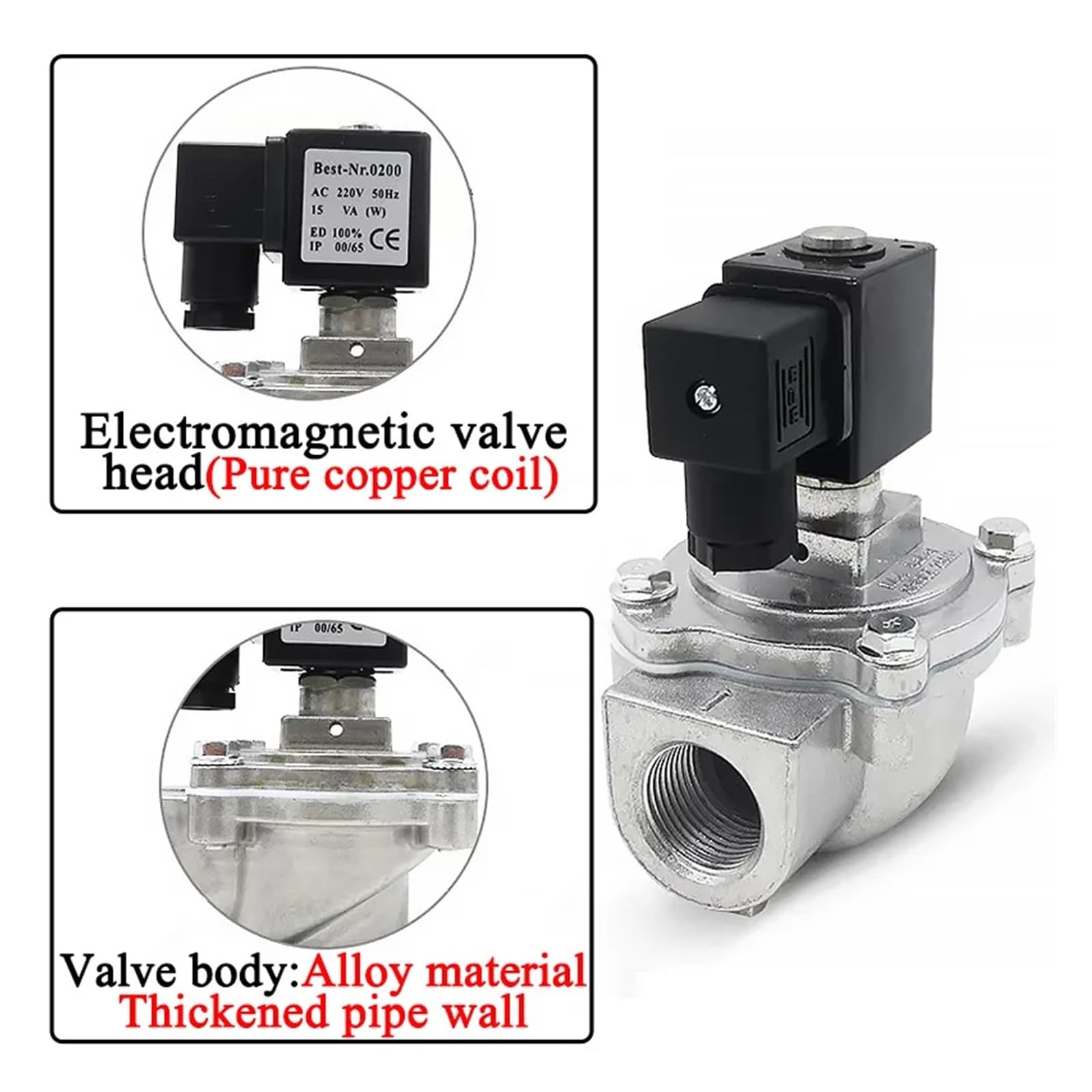 Zawór impulsowy elektromagnetyczny kątowy DMF-Z-20/25/35/50/62/76-S Napięcie AC220V DC24V Zanurzony zawór DMF-Y,Zapobiega wyciekom(DMF-Z-20J,24V)