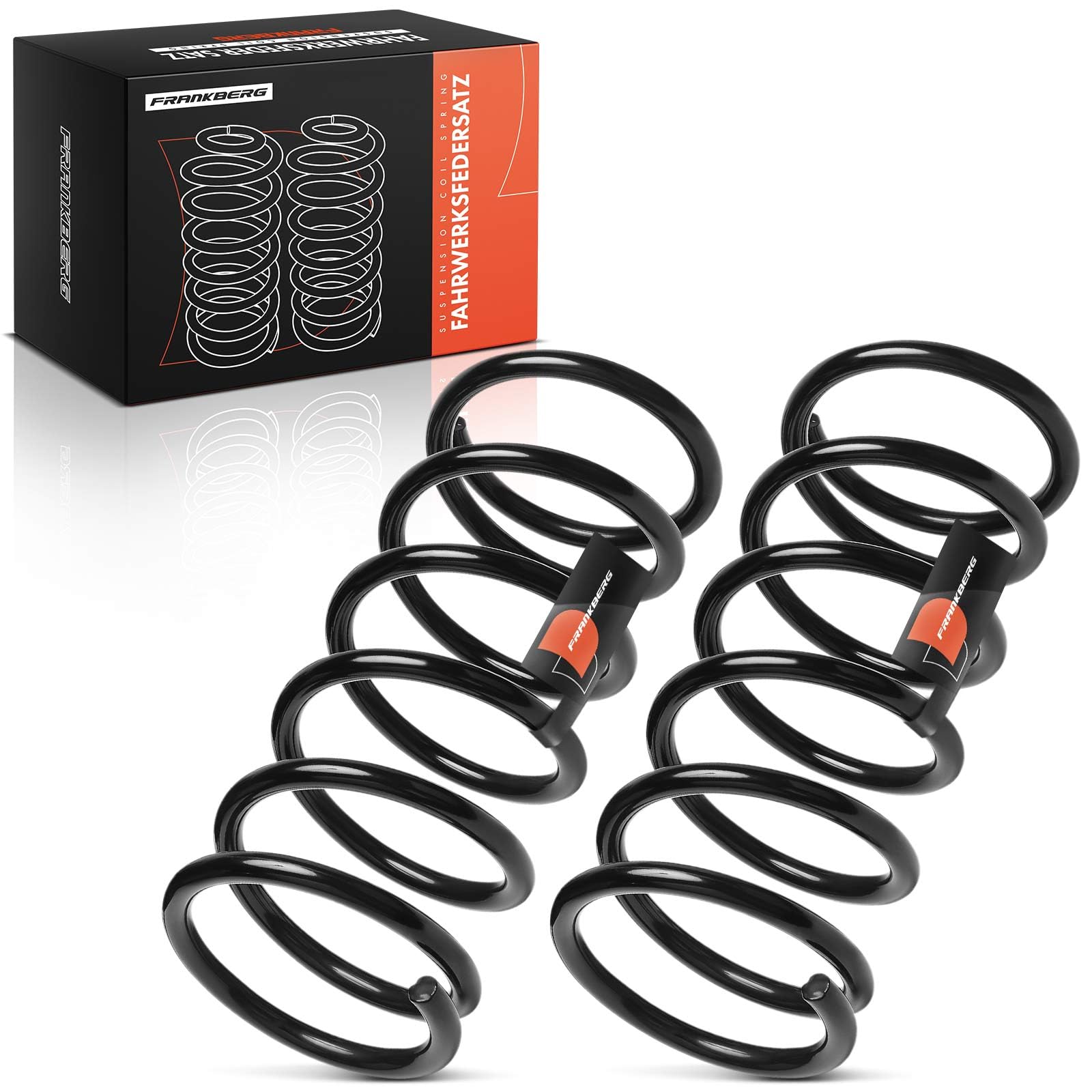 Frankberg 2 ressorts de suspension pour essieu avant 4015618 | Compatible avec: Boxer Bus 230P, Ducato plateau/châssis 230, Bus Ducato 230, Boxer plateau/châssis 244, Boxer Box 230L