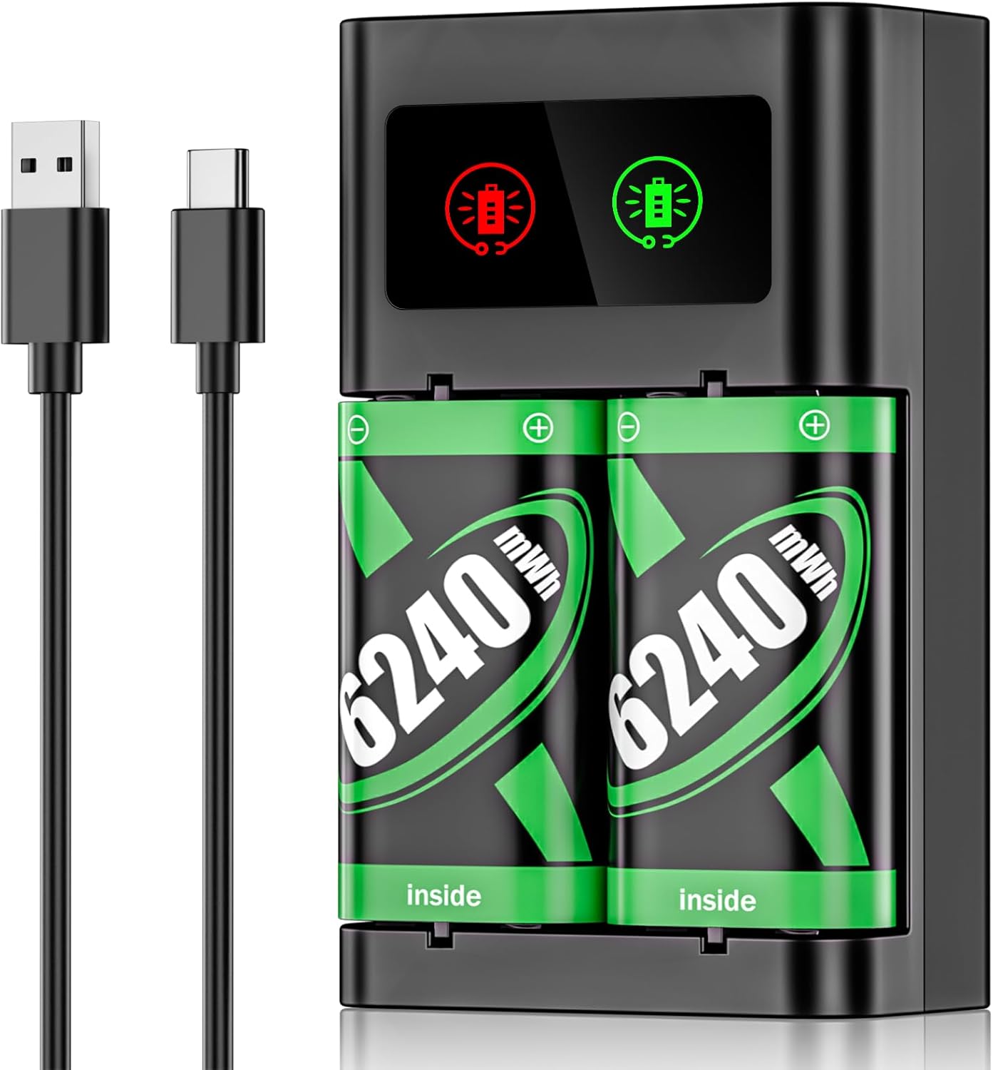 Amazon.com: Xbox Rechargeable Battery Pack for Xbox Controller ...