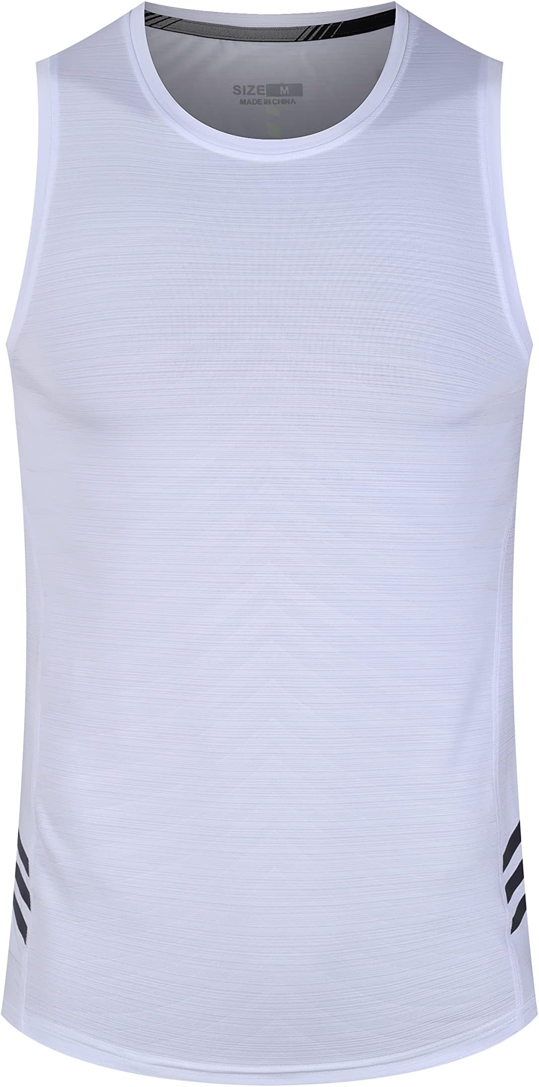 Men's Sleeveless Sports Undershirt Quick Dry Muscle Tank Tops Base Layer Vests Breathable Sport Clothing for Cycling Running Jogging Gym Vest