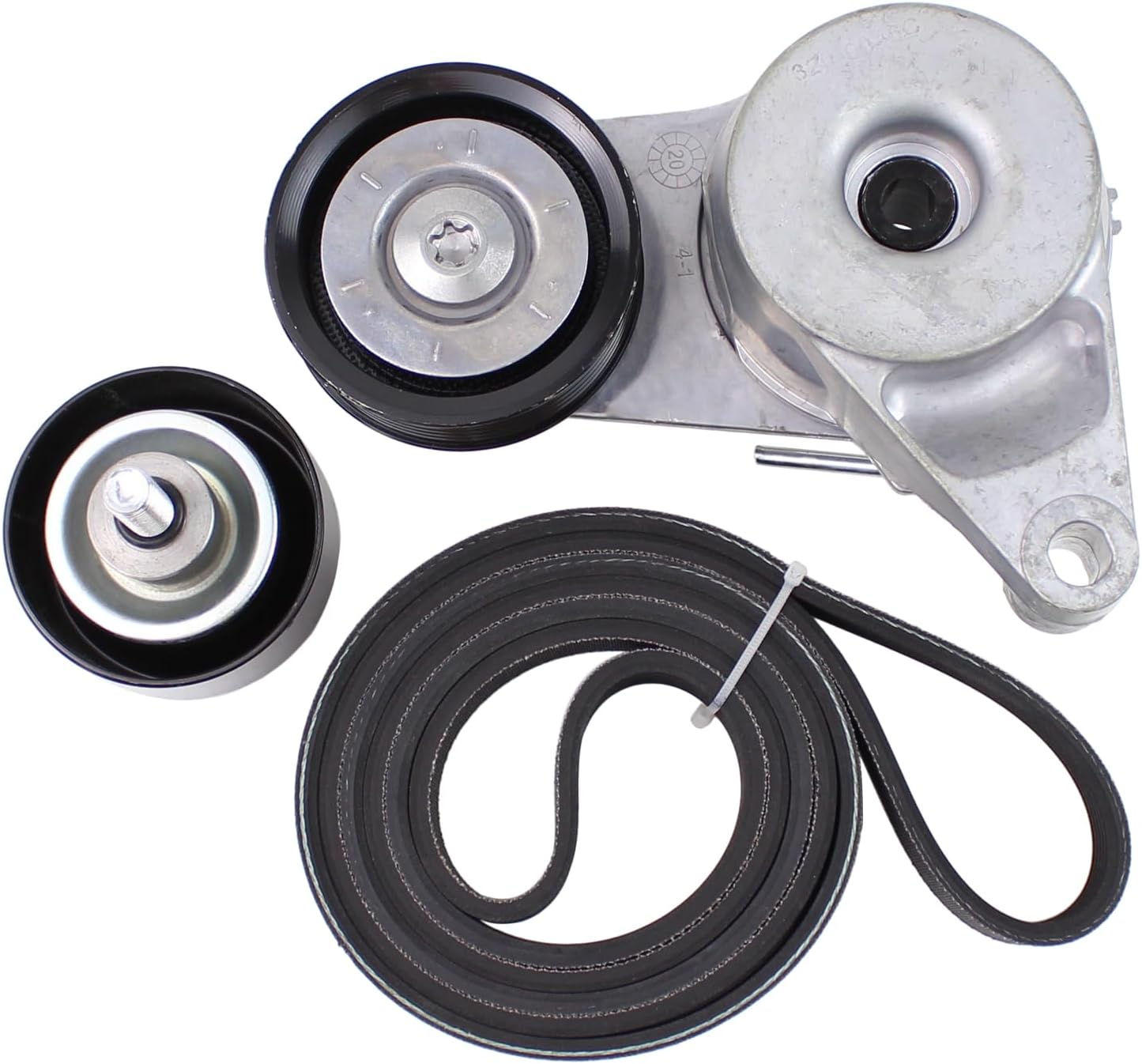 Belt Tensioner and Serpentine Belt Pulley for Kia Forte Forte5 2.0 2017-18, Hyundai Tucson 2.0 2016-21, Elantra GT 2.0 2016-20, Elantra 1.8 2016