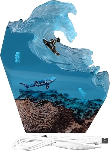 Mar de escritorio, noche de la lámpara con LED, om r, USB ed 5V para cumpleaños Anniry, ornamento