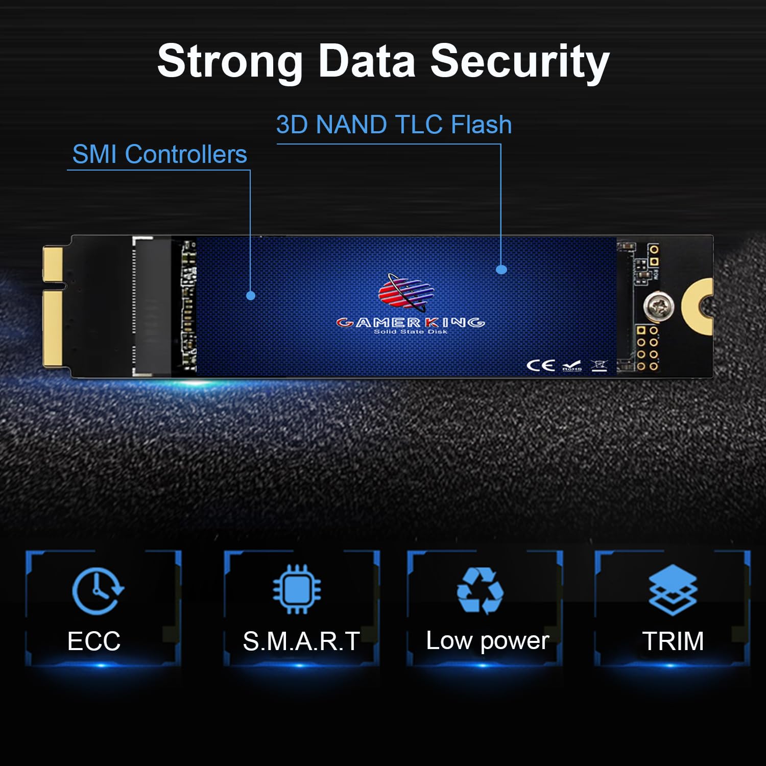 Amazon.com: GAMERKING 1TB SSD Upgrade for Mid 2012 MacBook Air