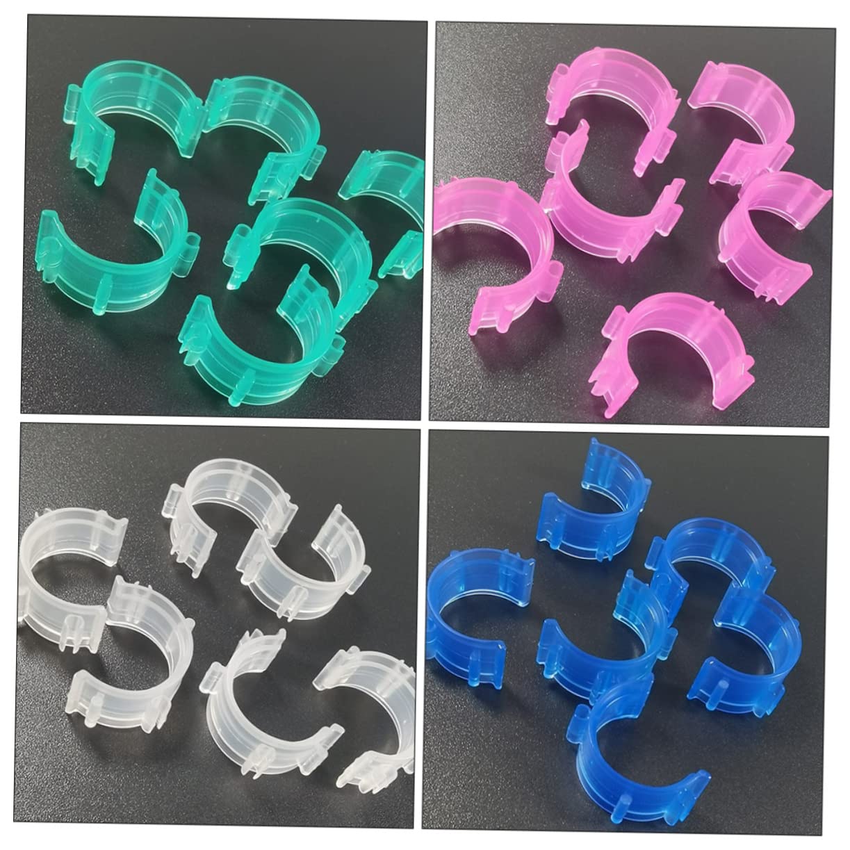 100 Clip Ferma Filo In Silicone Per Bobine Da Cucito, Elastici, Riutilizzabili, Per Organizzare Fili E Prevenire Grovigli, Per La Maggior Parte Delle Bobine - 4