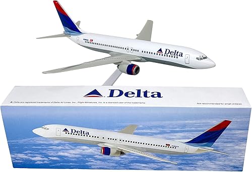 Miniatura 3 de Flight Miniatures Delta Shuttle (00-07) 737-800 Escala 1200  Modelo de avión de plástico a presión  Réplica coleccionable de Delta Airlines Aircraft