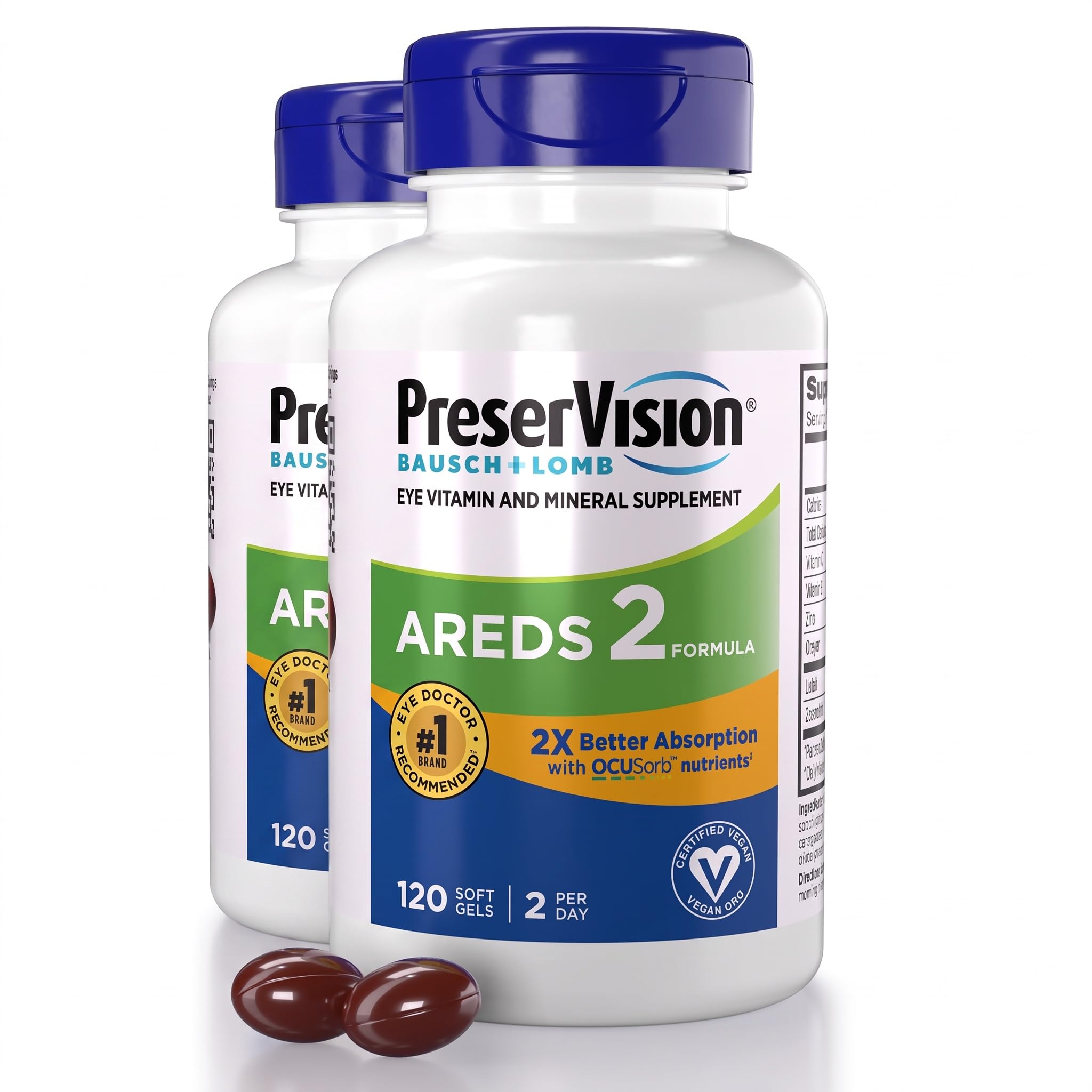 PreserVision AREDS 2 Vegan Eye Vitamins OCUSorb Formula, 120 Softgels — Amazon image 6