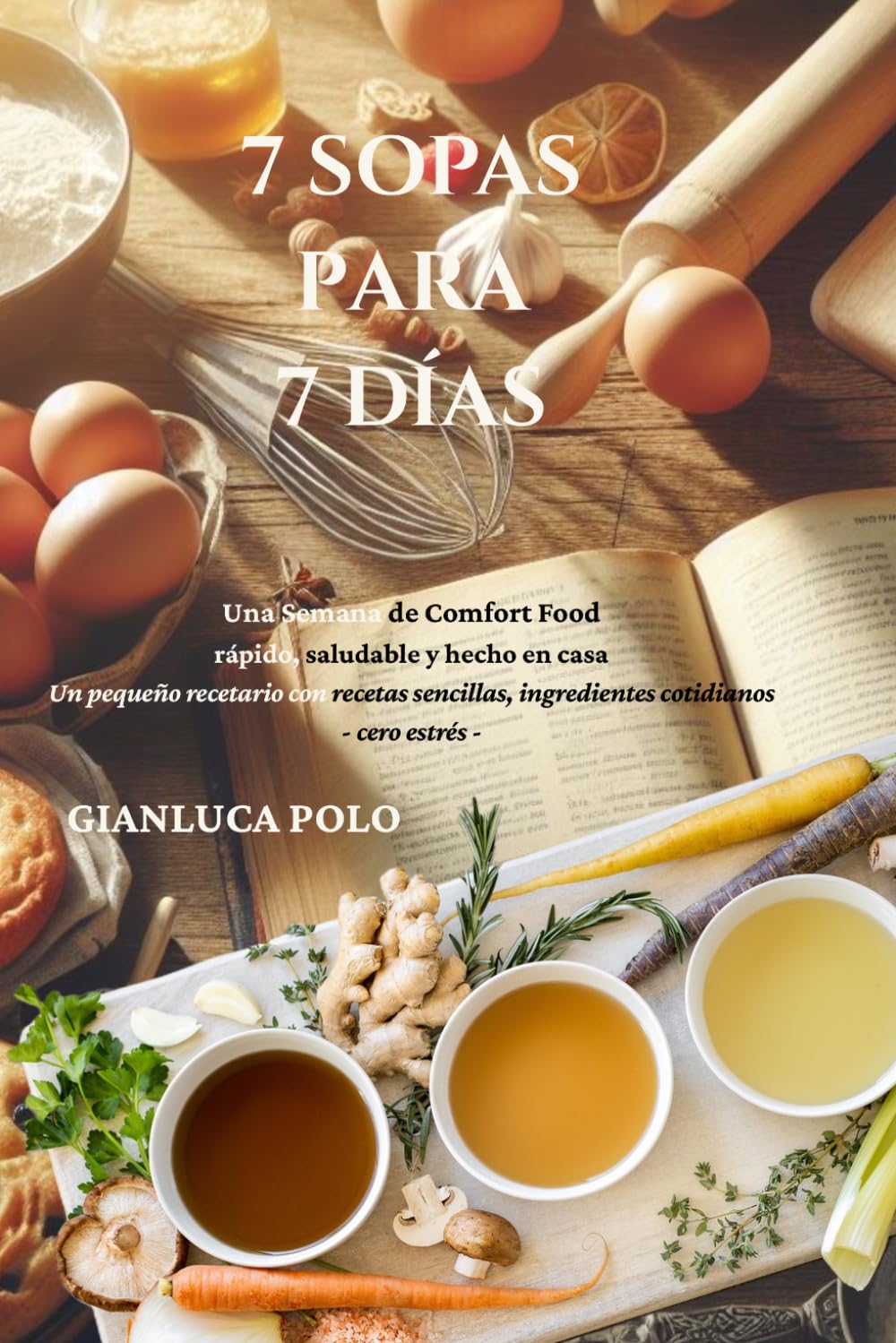 7 SOPAS PARA 7 DÍAS: Un pequeño recetario con recetas sencillas, ingredientes cotidianos - cero estrés