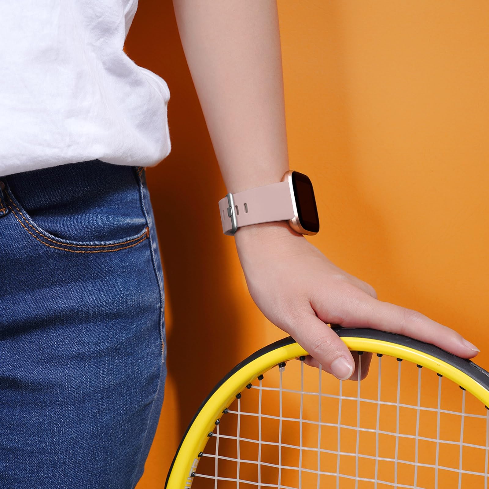 Oielai Cinturino per Fitbit Versa 2/Versa/Versa Lite - Sostituzione in Silicone Sport Classico Compatibile per Donne e Uomini