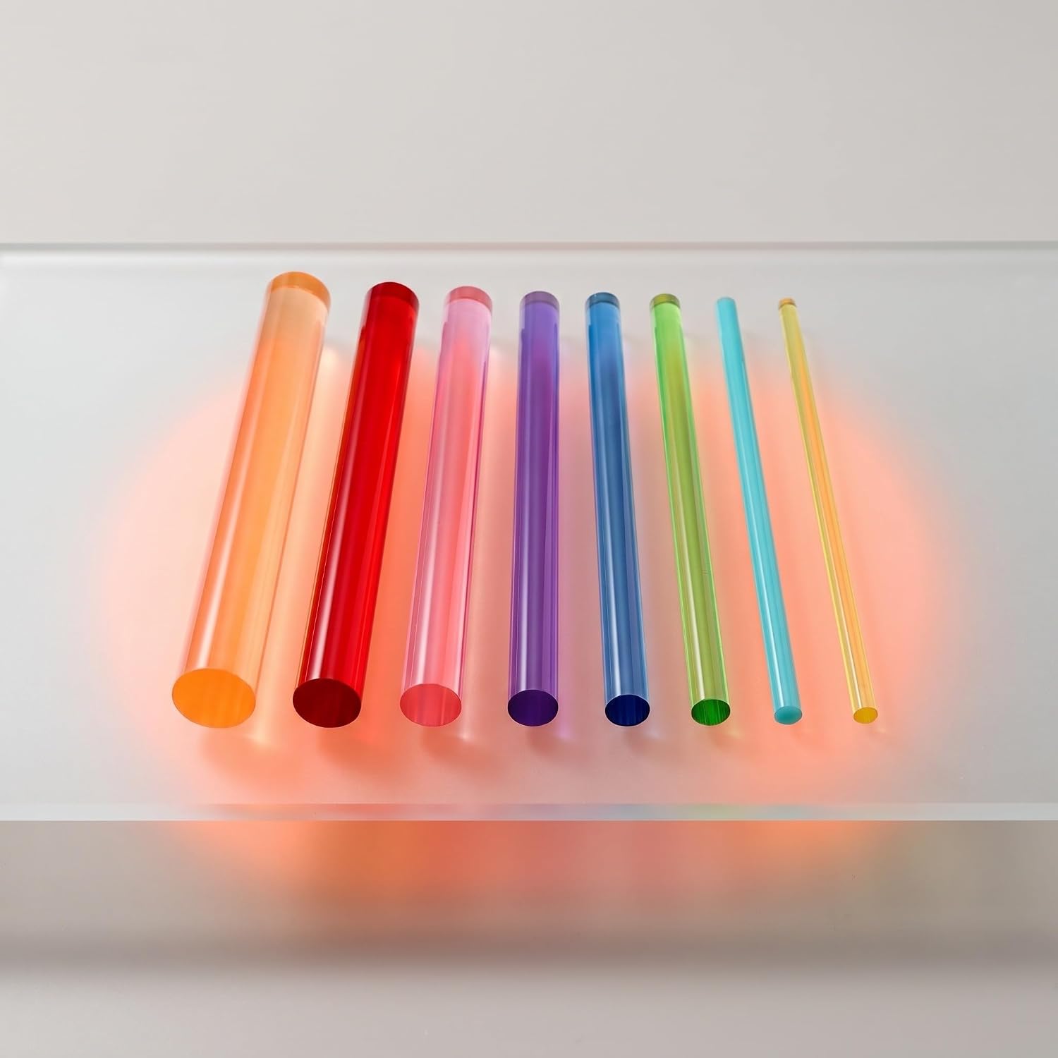 16pcs Mandala Dotting Tools Colored Solid Acrylic Cylinder Rods