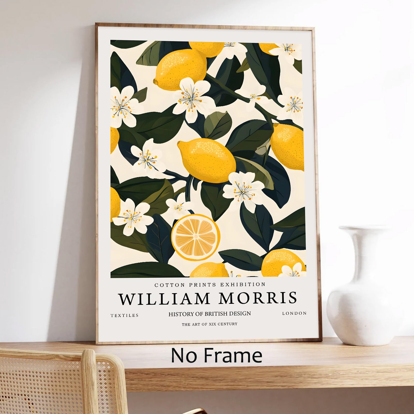 Amazon.com: Gobeiuasy William Morris Poster Lemon Tree Wall Art