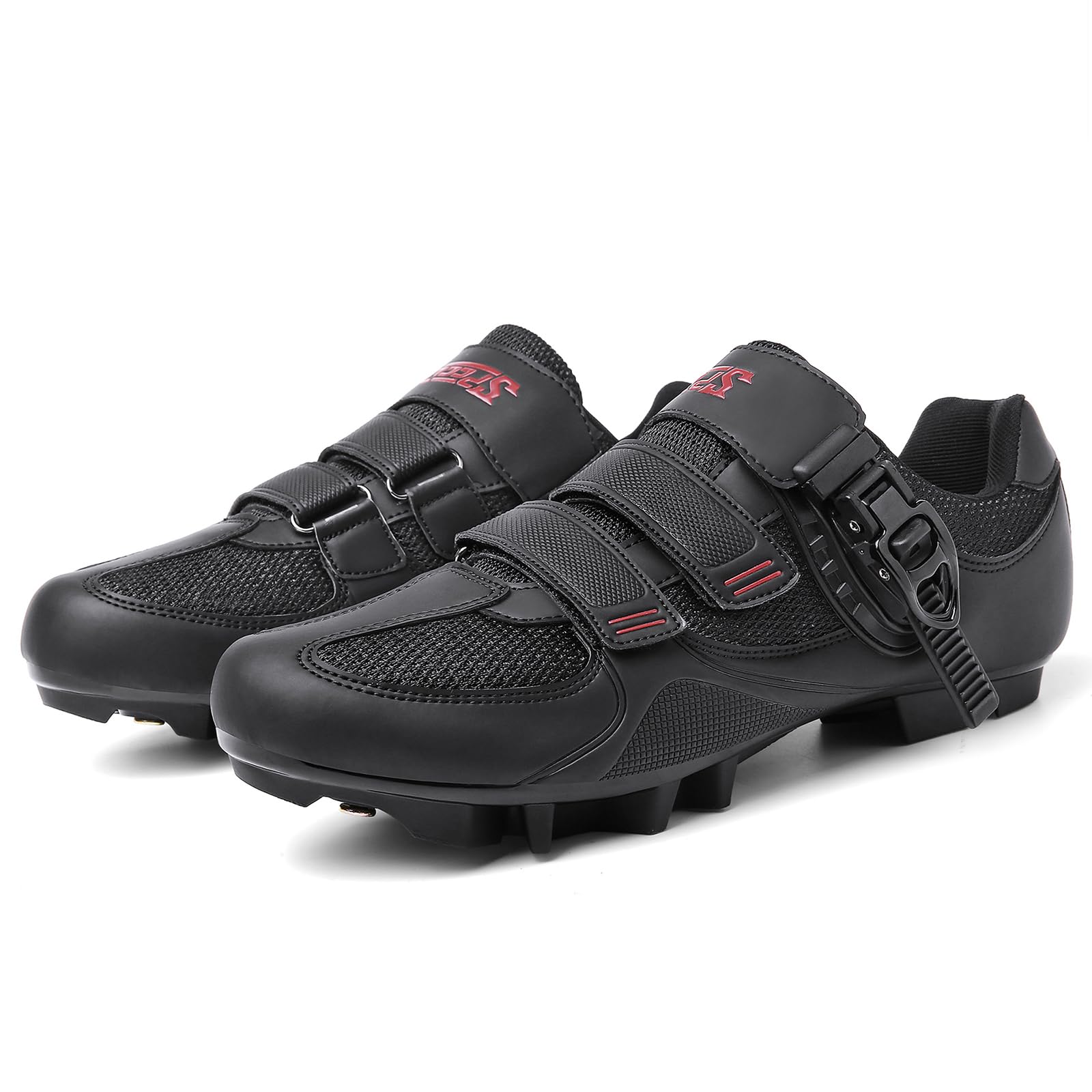 MTB Schuhe Herren Fahrradschuhe Mountainbike Schuhe Kompatibel Mit SPD-Stollen Atmungsaktive Outdoor-Radschuhe