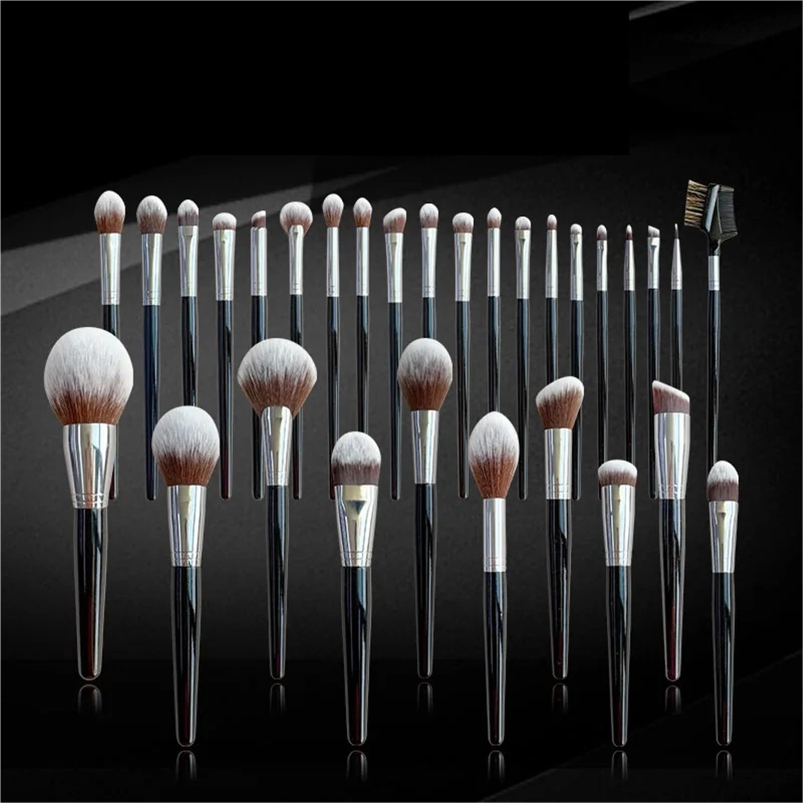 Brochas Maquillaje Juego de 30 brochas maquillaje, brocha correctora lengua, polvo suelto, for sombra ojos, herramienta for artista(30 bags)