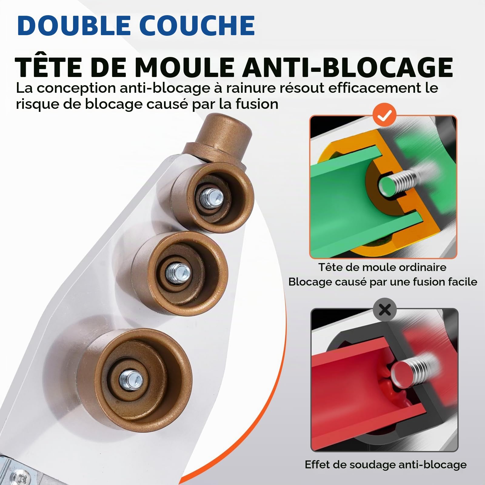 BAOSHISHAN Soudeuse à chaud 1000W pour tubes PPR PP PE 20-63mm