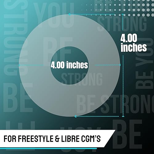 Miniatura 5 de TYPE STRONG Parches adhesivos universales para bombas de insulina, impermeables y resistentes al sudor, diseñados para pieles sensibles, parches