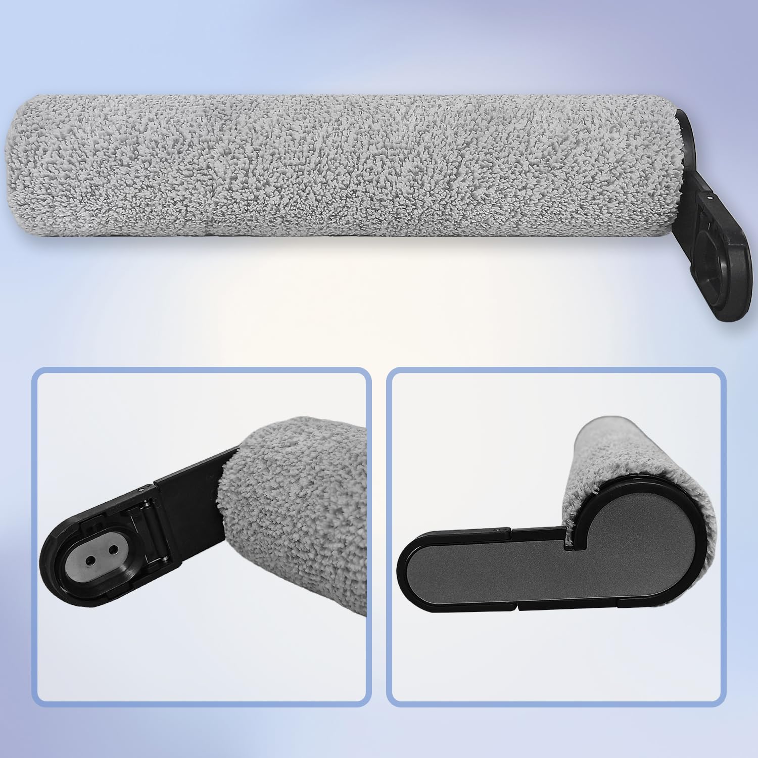Ersatz-Rollenbürste & HEPA-Filter-Set, kompatibel mit Roborock F25 Ultra/F25 Ultra Steam/F25 GT/F25 BX – Premium-Ersatzzubehörteile (3 Bürsten + 6 Filter)