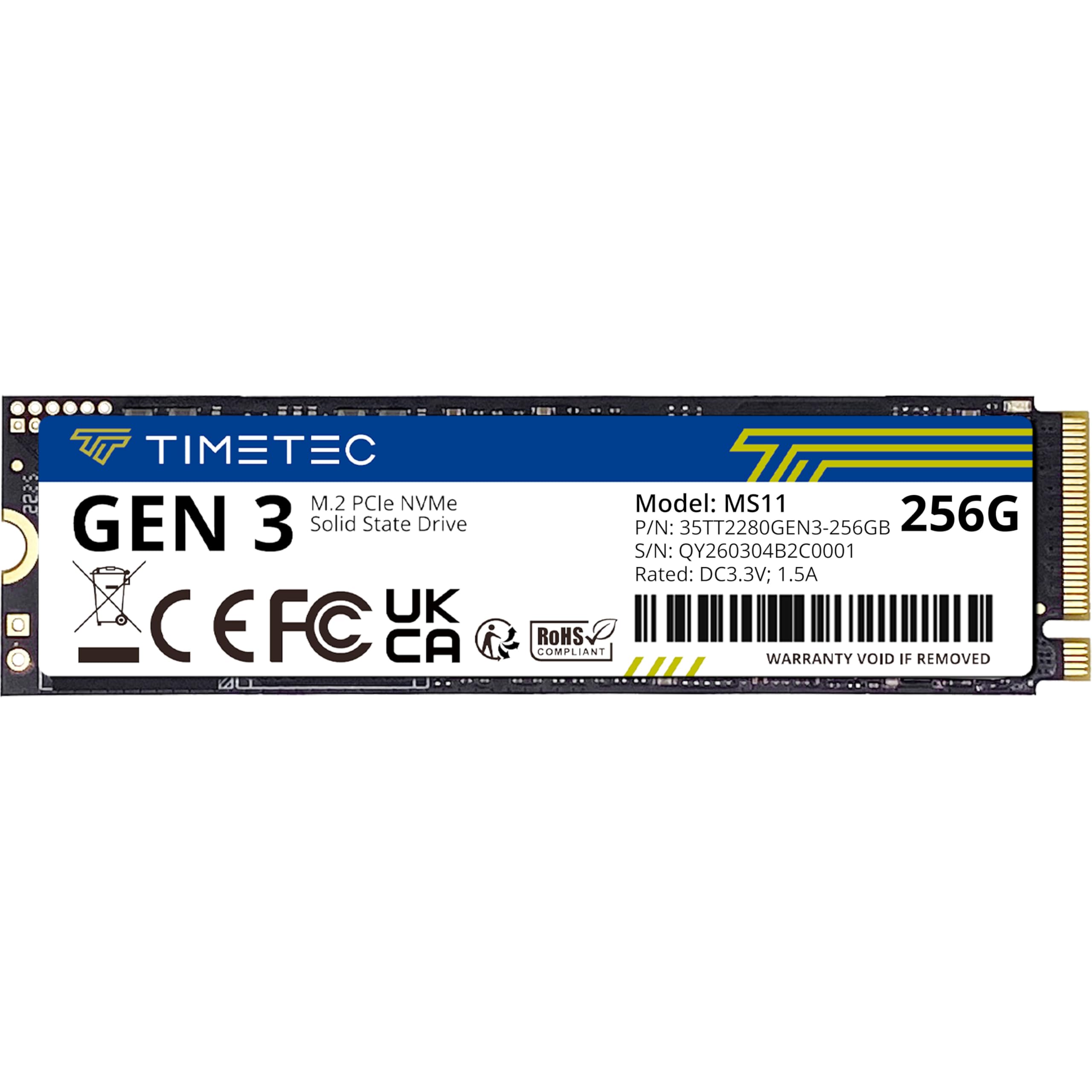 256GB SSD NVMe PCIe Gen3x4 8Gb/s M.2 2280 3D NAND High Performance SLC Cache Read/Write Speed Up to 2,000/1,600 MB/s Internal Solid State Drive for PC Laptop and Desktop
