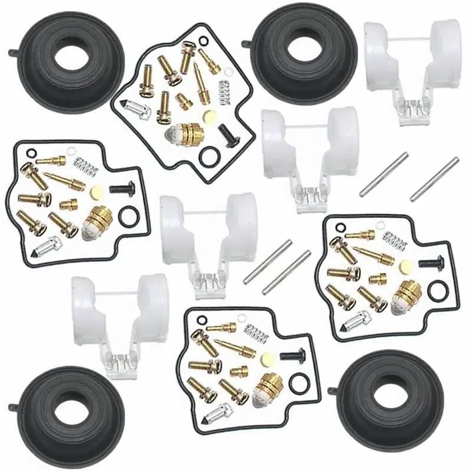 Kit guarnizioni Membrana Kit di Riparazione del Carburatore per Motocicletta per Y&amaha YZF600 R 1997-2007 YZF600R YZF 600 Carburatore Galleggiante Membrana