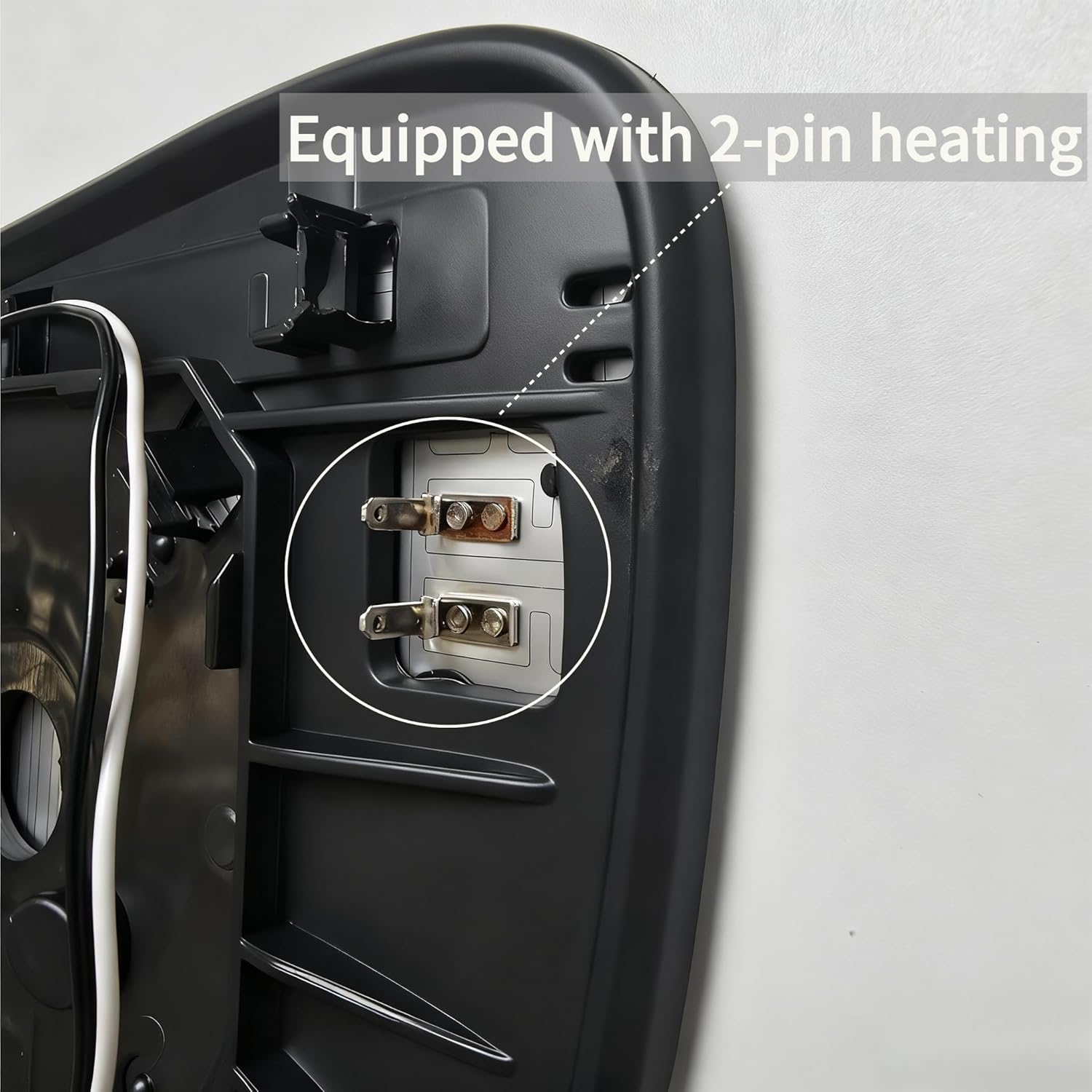 Compatible with Lexus RX350 2016-2020, NX200T 2015-2017, NX300 2018-2020 Driver Side Mirror Glass - Left Side Mirror Glass With Power Heated, Blind Spot Detection Indicator
