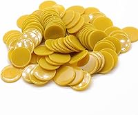 Vista 15 de juego de 100 fichas de aprendizaje de plástico opaco, mini fichas de póquer, fichas de juego con caja de almacenamiento