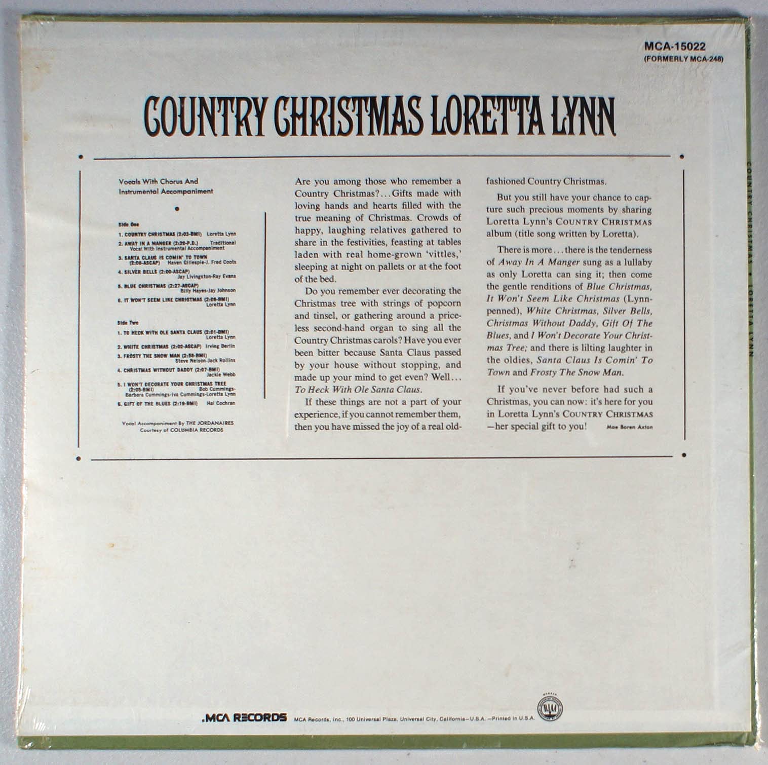country christmas LP