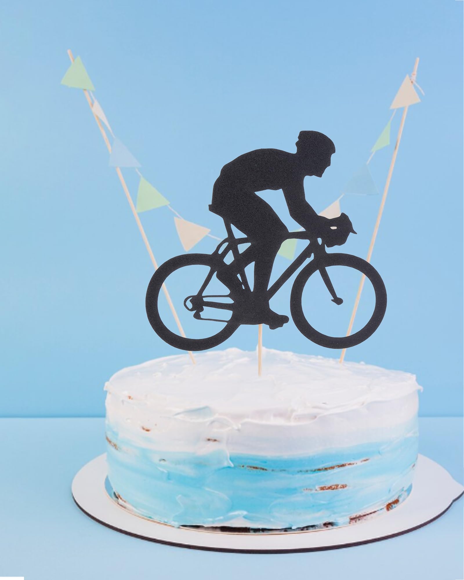 Tortenaufsatz mit Fahrrad-Motiv, schwarzer Glitzer, Fahrraddose,  DIY-Kombination, Geburtstagskuchenaufsatz, Mountainbike-Sport-Motto-Party-Dekorationen:  Amazon.de: Spielzeug