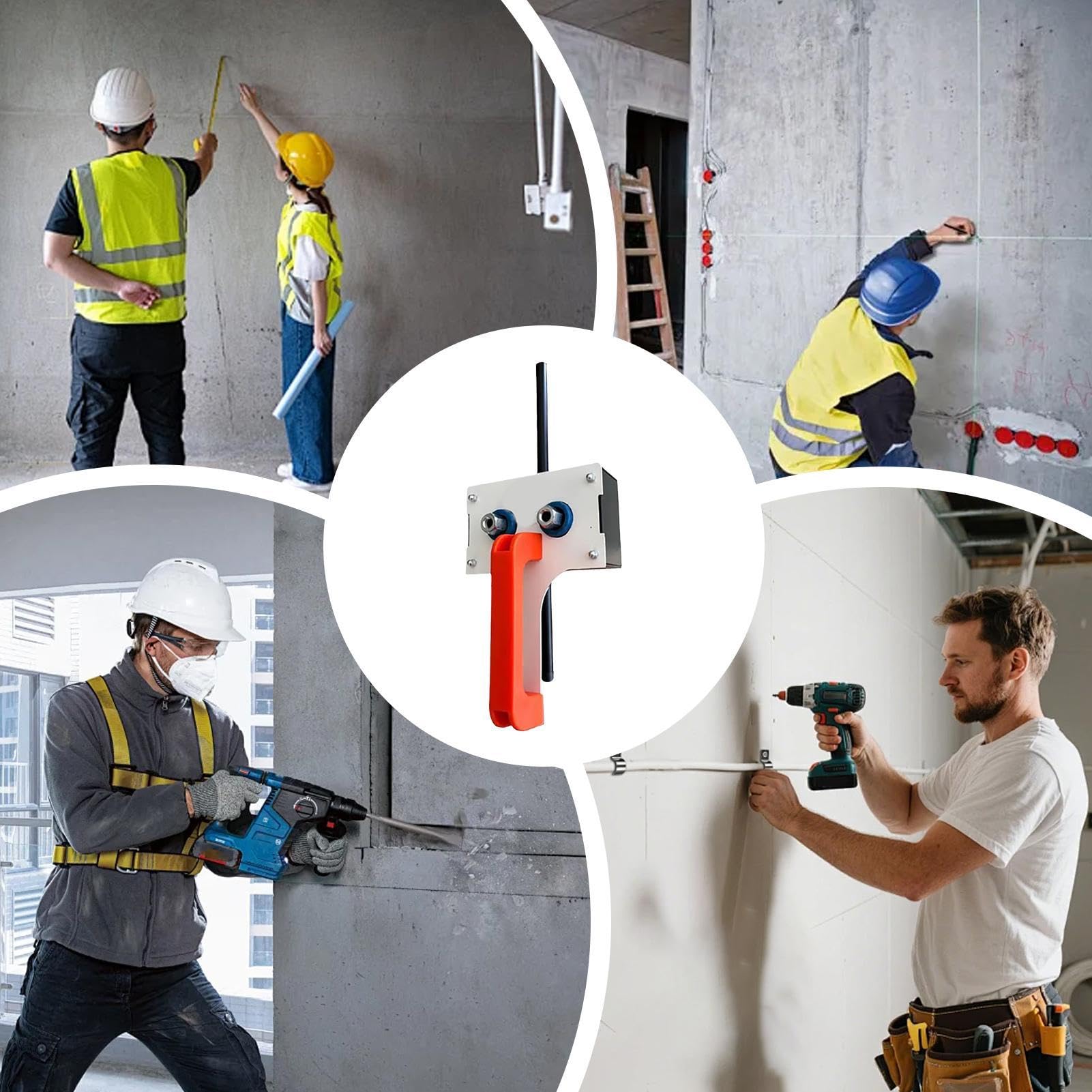 Tirador De Cable, Guia Pasacables Profesional, 8mm Guia Para Cables, Enhebrador De Alambre Electrico, Accesorio De Instalación Para Espacios Reducidos, Techo, Subsuelo, Automoción Y Climatización