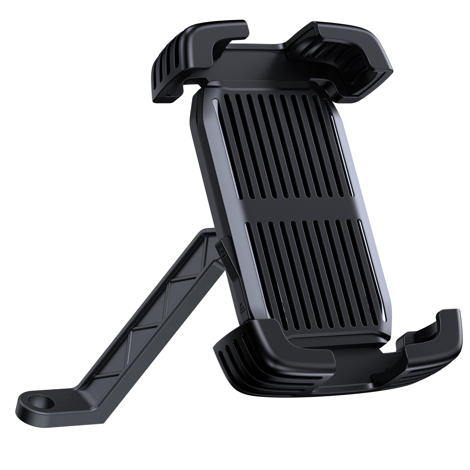 Mobile Holder for Bike with Adjustable Locking, 360° Rotation, Side Mirror Mount, Shock Proof, Antiskid Design- Fits 4.7"-7.2" Smartphones(J47+W15)-image-45
