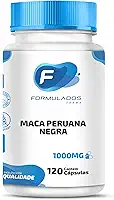 Maca Peruana - Maca Peruana Negra 1000mg 120 Cápsulas - Para Homens e Mulheres - Formulados Farma