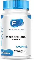 Maca Peruana - Maca Peruana Negra 1000mg 120 Cápsulas - Para Homens e Mulheres - Formulados Farma