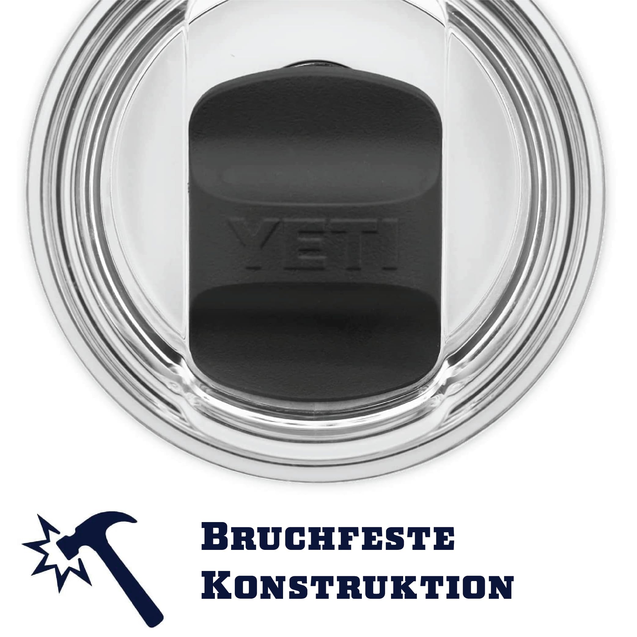 YETI Ramble Becher Mit MagSlider Deckel, Black, 30 oz (887 ml)