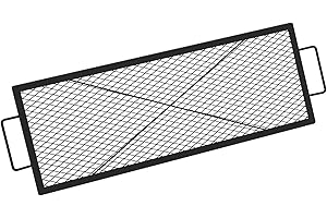 Onlyfire Rectangle X-Marks Fire Pit Grilling Grate, 40-Inch