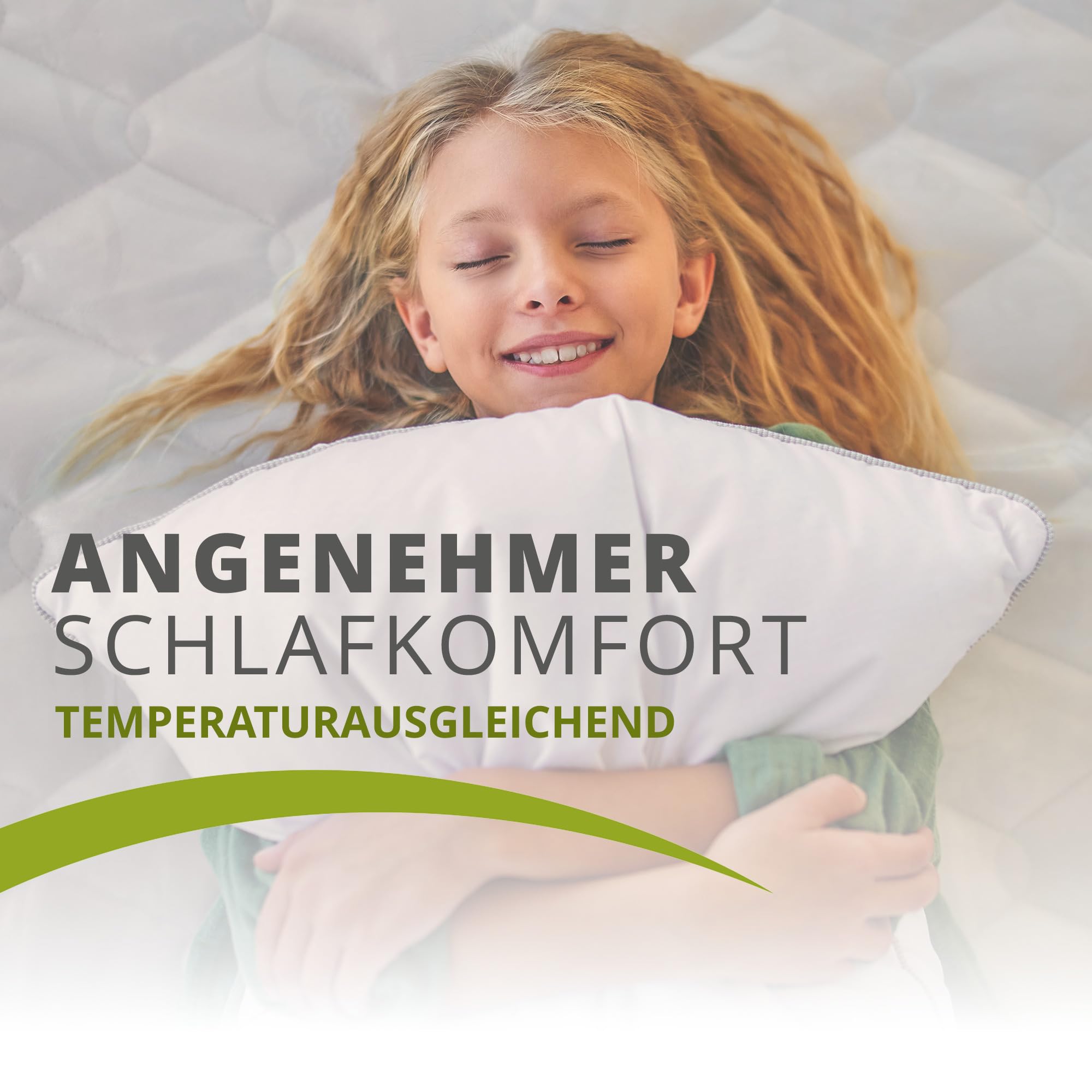 G BETTWARENSHOP – Ersatz Matratzenbezug – waschbarer Matratzenschoner mit Reißverschluss – Allergiker geeignet – Doppeltuch Bezug versteppt 90x200 cm, 20 cm Kernhöhe