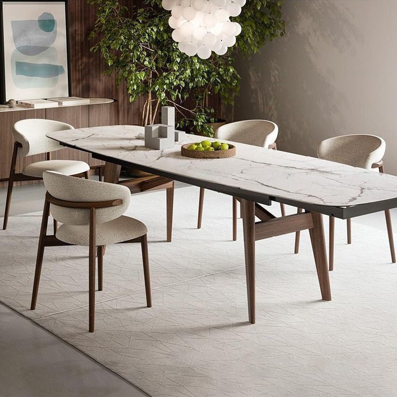 Juego De 2/4/6 Sillas De Comedor Modernas De Madera con Respaldo para Cocina, Sala De Estar, Dormitorio Y Restaurante 2 Pcs