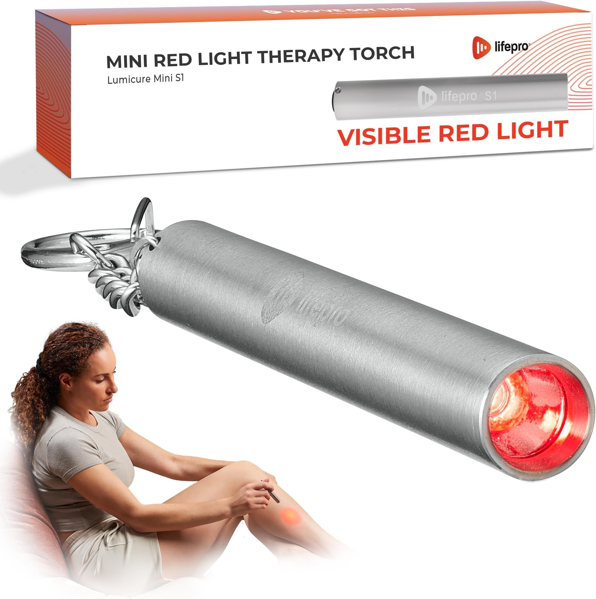 Mini 3.5 in Red Light Therapy for Body, Joints & Muscles - Portable Pocket Sized Red Light Therapy Device - Led Red Light Therapy for Face & Body