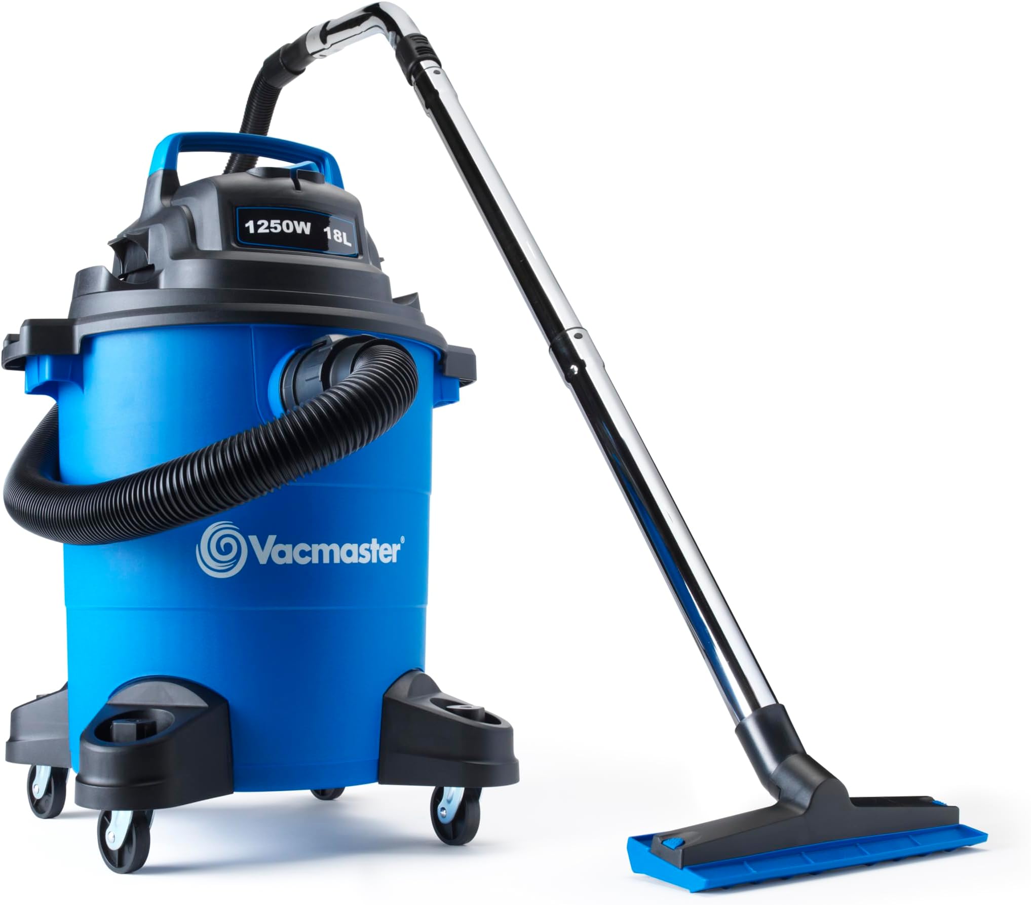 Vacmaster WD 18 Garden & Artificial Grass Cleaner - Outdoor Wet & Dry Vacuum Cleaner For Cleaning Astroturf, Patio, Decking and Other Outdoor Areas, 1250W, 18 Litre