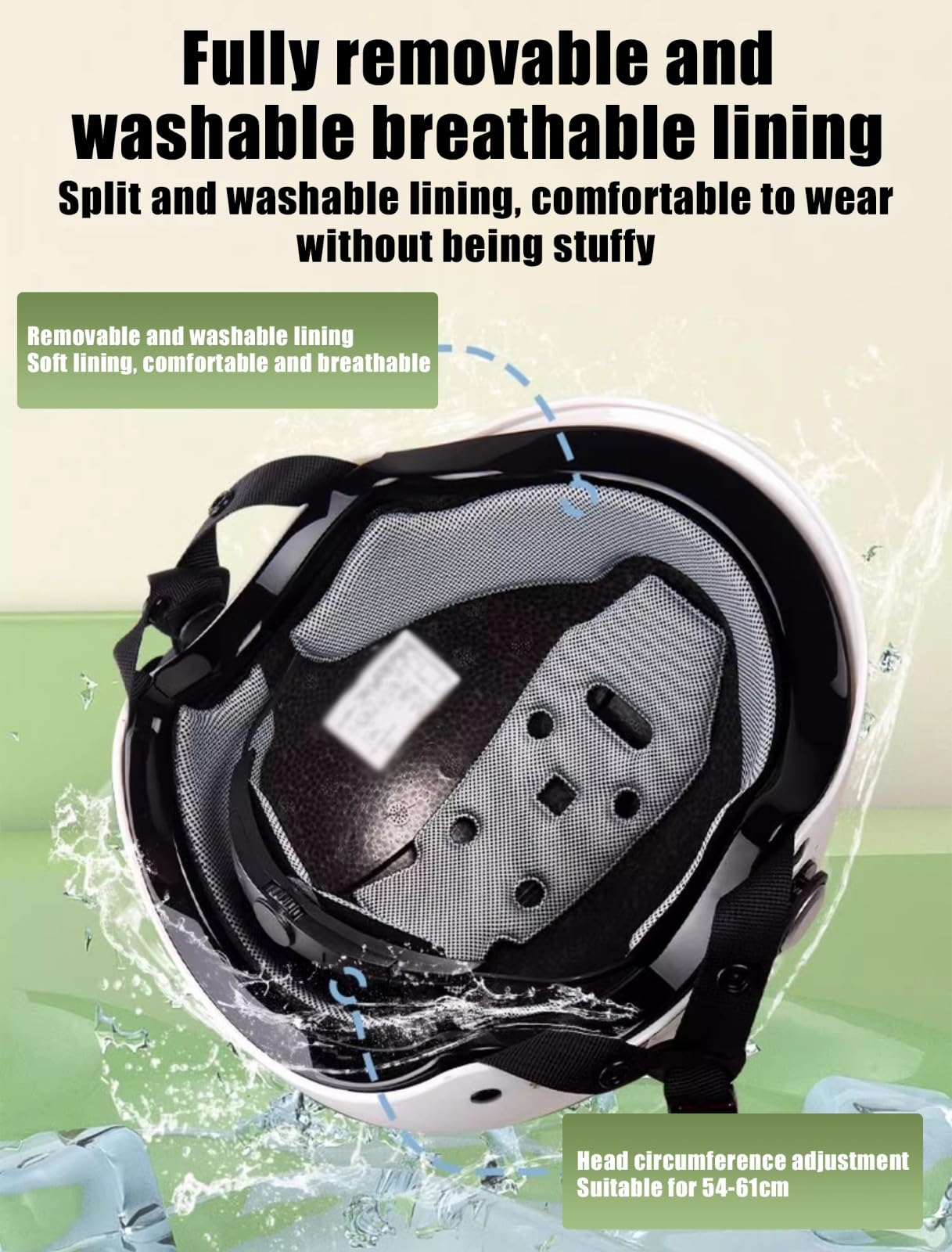 Kask motocyklowy 3/4 ze słodkim wzorem, certyfikat DOT/ECE, lekki kask motocyklowy z wizjerem i zdejmowanymi nausznikami z podszewką, otwarty kask motocyklowy do skutera