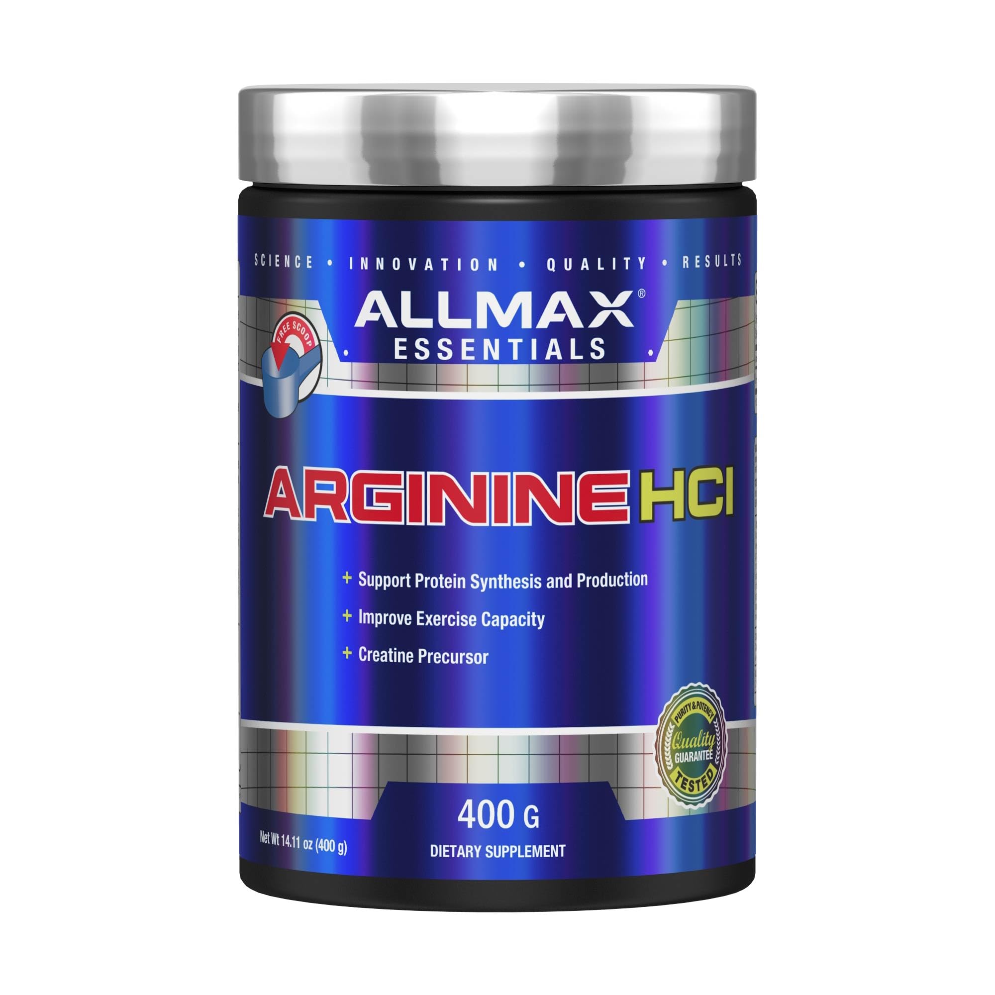 アリックス（ARIX）サプリメント Amazon.com: ALLMAX Essentials ARGININE HCL - 400 g - Precursor for