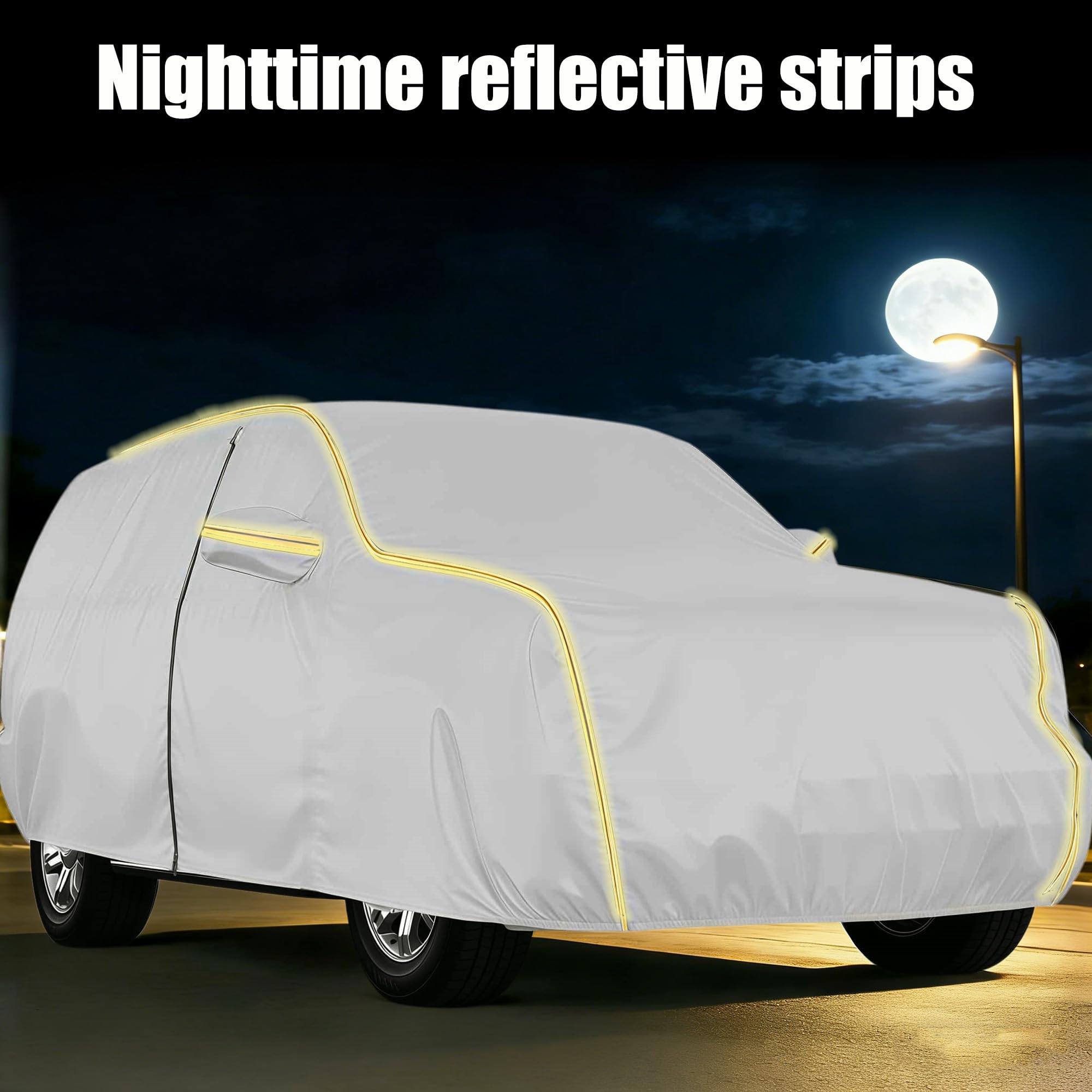 LinGKon Housse de Véhicule pour Citroen C4 Cactus 2018-2020 丨Bache Voiture Complète Couverture Voitures Contre la poussière,Le Soleil,la Pluie,la poussière et Les Rayures