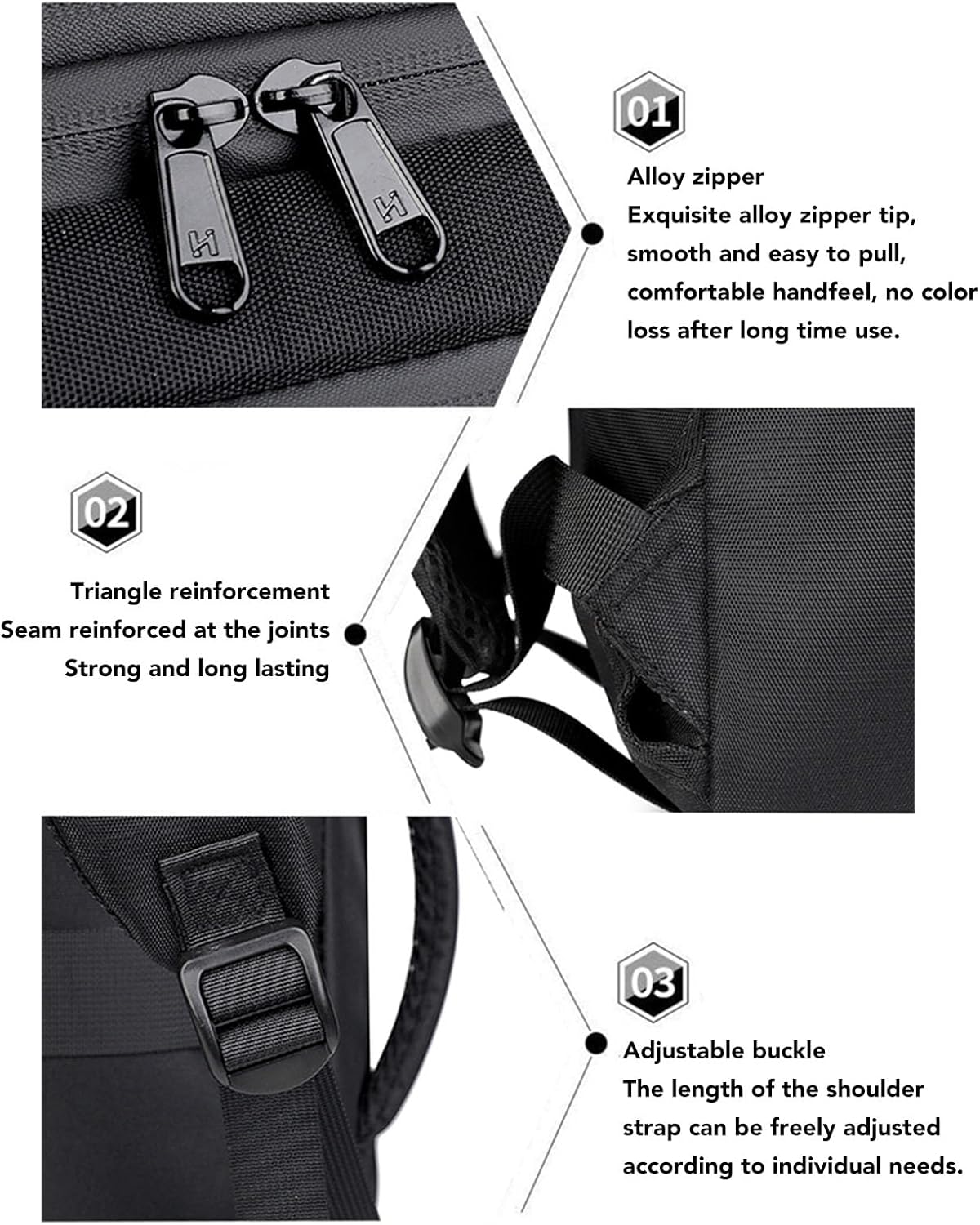 Bewinner Vacuum Seal Compression Backpack Travel, Backpack with Pump, Rain Proof Large Capacity Expandable 36-55L, 17.3 Inch Laptop Bag