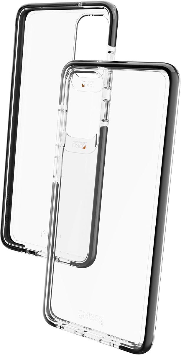 Gear4 ZAGG Piccadilly Diseñado para Samsung Galaxy S20+, Protección Avanzada contra Impactos por D3O - Negro