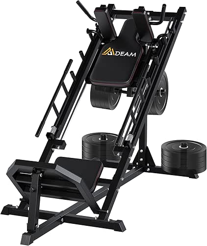 Mdeam Leg Press Hack Squat Machine,Leg Press Machine with Linear