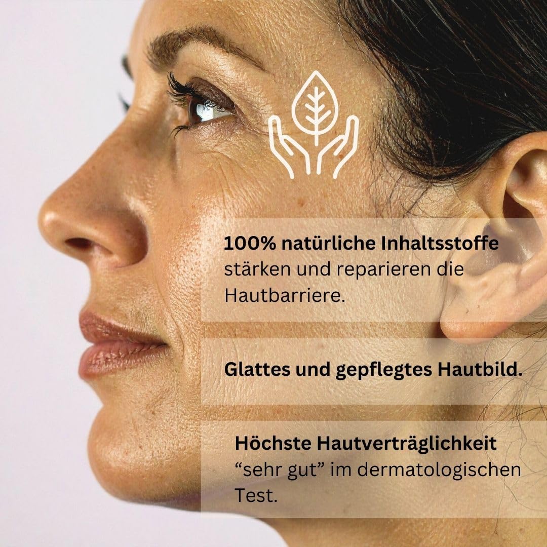 ginuht's NATURKOSMETIK - Gesichtspflege Set für Frauen & Männer | Feuchtigkeitsspendendes Serum, sanfte Reinigung & Anti-Aging Pflege - für sensible Haut - Perfekte Gesichtspflege Routine