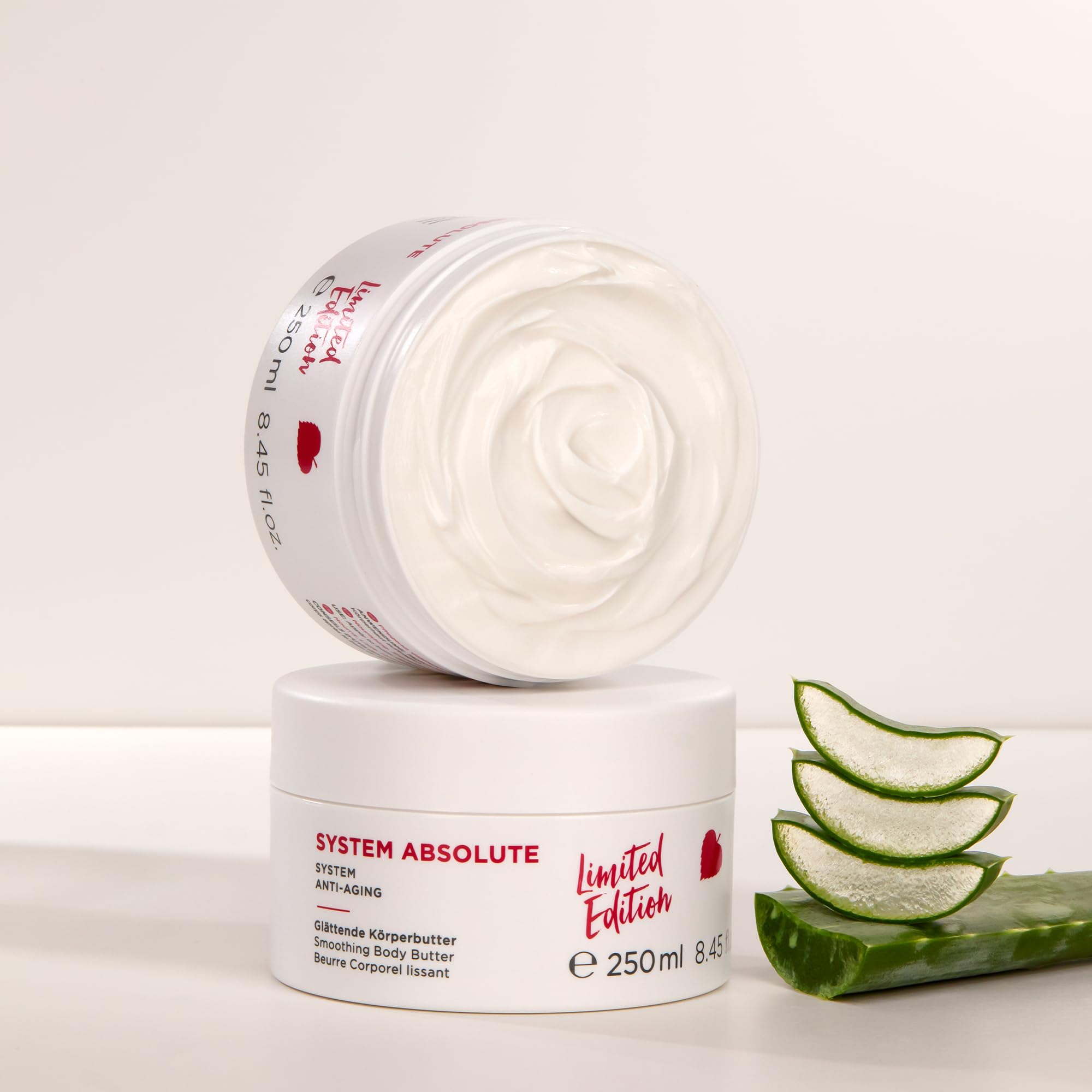 ANNEMARIE BÖRLIND SYSTEM ABSOLUT SYSTEM ANTI-AGING Glättende Körperbutter (250ml) - Samtweiches, Glattes Hautgefühl, Spendet Intensiv Feuchtigkeit, Bewahrt die Hautfeuchtigkeit, Vegan