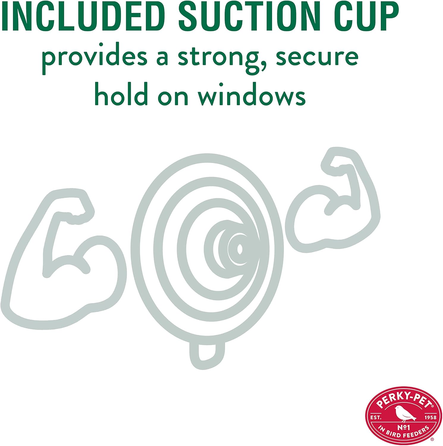 Perky-Pet Plastic Window Mount Hummingbird Feeder with Perches - 8 oz Hummingbird Nectar Capacity, 217 - Hummingbirds feeders for Outdoors, (Pack of 2)