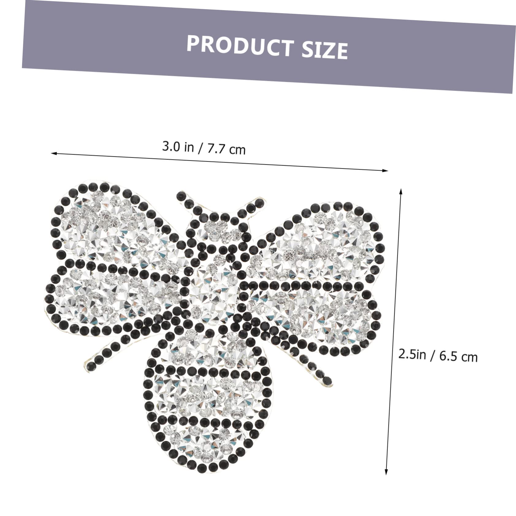 NUOBESTY 40pièces Patches Thermocollants Décoratifs Multifuntionnels Pour Vêtements Chapeaux Et Patches Résistants à Usure Argenté