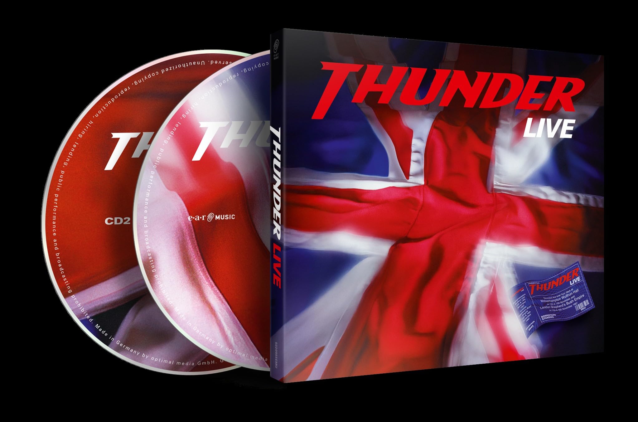 Thunder Live Double CD NEW