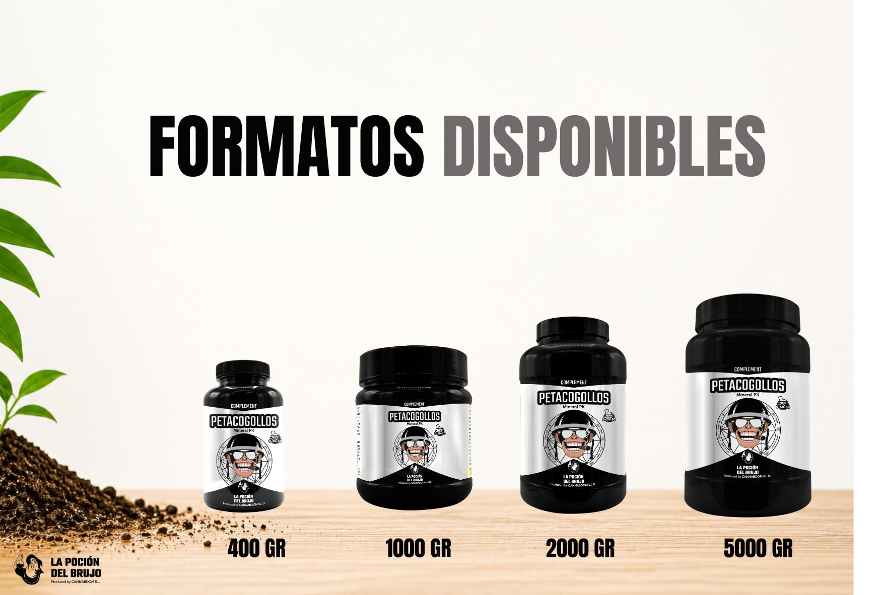 PETACOGOLLOS (1 Kg) - revienta cogollos PK de floración de forma quelatada y de gran solubilidad
